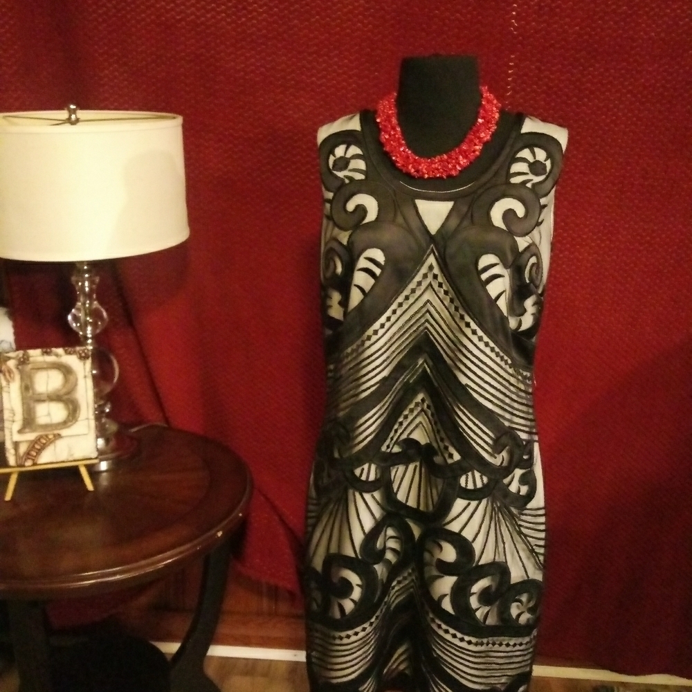 After 5 Belle Badgley Mischka dress